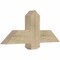 Ekena Millwork Eugene Rough Sawn Timber Gable Bracket, Douglas Fir, 36"W x 15"H x 4"D x 6"F, 10/12 Pitch GBW036X15X0406EUG00RDF - alternate 5